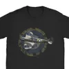 Supermarine británico Spitfire Fighter Plane Camisetas Hombres Camiseta de algodón Pilot Aircraft Airplane Tees manga corta 210706