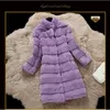Top quality wave cut Real genuine natural full pelt whole skin rabbit fur coat women fashion jacket custom any size T191118
