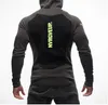 Mens Bodybuilding Hoodies Gym Träning Skjortor Hooded Sport Passar Tracksuit Men Chandal Hombre Gorilla Wear Animal