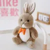 Poupées en peluche pour fête de pâques, petit lapin blanc, lapins radis mignons, animaux en peluche doux, cadeau apaisant, en Stock