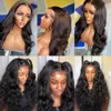 2021 new Body Wave 13x4 Front Wigs Pre Plucked with Baby Hair Brazilian Human Hair Long Lace Frontal Wigs for Black Women