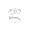Lyxdesigner högkvalitativa solglasögon 20% rabatt på retro runda fullram kvinnliga glasögon skådespelare kvinnlig optisk läsning dator ögonram män 9765