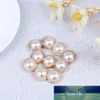 10 PCS / SET Boutons de perles en or en métal, bricolage, utilisé pour les accessoires de vêtements propices à la couture et à la décoration de vêtements Prix usine experte de design qualité