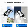 600 W 800 W 1000 W LED Lâmpada Solar Wall Street Light Sensor de Movimento Super Brilhante Jardim Exterior Segurança com poste