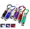 500 stks Party Gunst Multifunctionele Mini 3 In1 LED Laser Light Pointer Sleutelhanger Zaklampen Mini-Torch Zaklamp Geld Detector Lights SN3078