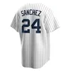 New York Yankees 2  Derek Jeter  Baseball Jersey 99 هارون القاضي البيسبول الفانيلة ديريك 2 جيتر 26 دي جي Lemahieu 45 كول 27 ستانتون مخصص جيرسي camisetas de beisbol