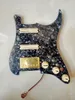 Prewired St Pickguard SSH Gold Alnico Pickups 3 Single Cut 7 Way Switch Multifunctionele Draadharnas