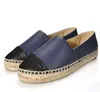 Spring Autumn Fashion Women Espadrilles Shoes Woman Casual Loafers Real äkta läderstilar Platt Slip-On Platform Klänning Sko Storlek 34--42