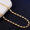 Chains AGTEFFER 925 Silver 16 18 20 22 24 26 28 30 Inch 2mm Gold Charm Chain Necklace For Women Man Wedding Fashion Jewelry Gifts288S