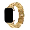 Rostfritt stålkedja till Apple Watch Series 6 5 4 SE Luxury Metal Watchband Armband Iwatch 44mm 42mm 40mm 38mm Armband Smart Tillbehör