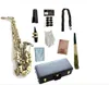 Hoge kwaliteit MARGEWATE Messing Tube Body Vergulde Key Alto Saxofoon Eb Tune Sax Pearl Button met Mondstuk Case