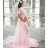 Abiti premaman per il servizio fotografico Abito in chiffon per la gravidanza Fotografia Puntelli Abiti maxi per le donne incinte Vestiti 2021 Q0713