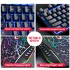 T6 Teclado Luminoso e Mouse Set Desktop Computador Jogo Robotic Sinta Teclado Mouse Combos