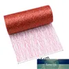 10Yards 15cm Glitter Tulle Rolls Sparkly Mesh Baby Shower DIY Tutu Skirt Organza Table Runner Wedding Decor Sewing Supplies Factory price expert design Quality