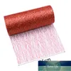 10 yards 15 cm glitter tule rollen sparkly mesh baby shower diy tutu rok organza tafel runner bruiloft decor naaien levert fabriek prijs expert ontwerpkwaliteit