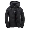 Hiver HIP'S HIVER Touchage Veste Hommes Casual Snow Parkas Overcoat Blanc Duck Down Coat Capuche Mâle Épaissir Jacket de coupe-vent 201225