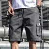 Katoen Shorts Mannen Zomer Mode Multi-Pockets Bermudas Mannelijke Kleding Streetwear Plus Size Thin 6XL 7XL 220301