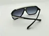 الأدلة نظارة شمسية أسود رمادي رمادي مظللة النظارات الشمسية المليونير Sonnenbrille Occhiali da sons mens yeowear shades with box