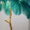 Nordic Ostrich Feather lamps Floor Lamp Stand Light Modern Interior Lighting home decor desk Lights Luminaria Living Room