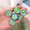 "Todo dia é o Dia da Terra" Salve o planeta Esmalte dos desenhos animados Pinos Ambiental Amigável Broche Metal Badges Bag Roupa Pin Up Jóias Presente