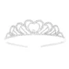 Filles couronnes avec strass bijoux de mariage bijoux de mariée casse-tête fête fête performance pageant cristal diadras accessoires de mariage fk-003
