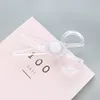 Transparent Acrylic Art Scissors Paper Cutter DIY Craft Supplies Portable Students Stationery Office Durable Simple Scissors