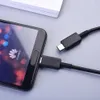 Cabo de 100w tipo C 5A 100cm PD FIO DE DADOS DE CARREGA FASTA USB-C A LINHA USB C PARA GALAXY S20 FE NOTA 20 ULTRA S10 PLUS