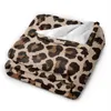 Filtar leopard mönster cubre camara grön kasta filt 3d tryck på efterfrågan sherpa super bekvämt för soffan tunna täcke