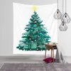 Enkel julgran Tapestry vägg hängande skvaller tapestries 8202 210609