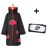 Mantel Akatsuki Cosplay Kostuums Anime Coat Mantle Deidara Red Cloud Cobe Y0903