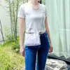 Midja väskor damer 2021 mode koreansk stil fläkt en-axel handväskor cross-body diagonal 9 färger