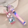 Porte-clés fille voiture sac pendentif porte-clés cadeau bijoux coréen coloré cristal porte-clés acrylique poupée porte-clés pour femmes 2022 Miri22