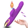 Rabbit G Spot Rotating Vibrator 3 Motor Dual Vibrating Sex Toys Clitoris Stimulation Anal Machine For Adult Woman