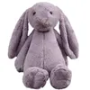 어린이 긴 귀 토끼 토끼 잠자는 귀여운 만화 플러시 장난감 Kawaii 박제 동물 인형 부활절 선물 A5875221B