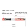 0.5mm NIB Specificatie Student Pennen Test kan worden gebruikt Roterende Piston Ink-Absorberende Pen Metalen NIB Plastic Shell in vele kleuren XG0122