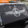 Trunk Car Top Cover Overshade dla Wrangler 1997-2020 Dachu Anti UV Sun Chronić Izolacja Siatka do Jeep TJ JK JL