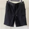 One Lente Zipper Men do bolso de calças curtas Casual Cotton Goggle Removable Men shorts Tamanho M-xxl preto