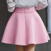 XS-5XL Plus Size Sexy Skirt Women Solid Thick Tutu s High Waist Flared Super Mini Skater Short 0804-30 210619