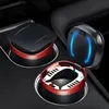 Car Ashtray with Light Stainless Steel Easy Clean Up Smokeless Home Desktop Ash Holder Smoking Accessories 1XBJK2107