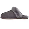 designer australian snow Halve pantoffels scuffette ii woman classic Effen kleur fluff fuzz yeah slide dames meisje lady winter flat australia fur Furry sliders 35-42