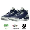 Basketball Shoes Jumpman 3s Men 3 Pine Green Medium Grey Sneakers Racer Blue Midnight Navy Pure White Mens Trainers Outdoor Sports Sneaker With Box