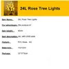 PVC Simulering Rose Tree Lampa LED Warm White Dekorativ Lampa Alla hjärtans dag sovrum Vardagsrum Party Decoration Lights USB Switch T2I52696