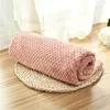 Pet Blanket Small Towel Cat Dog Soft Warmer Lovely Blankets kennels Beds Cushion High Quality DogBlanket Cover 6 Colors WLL31