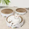 Juguetes para gatos, molinillo de uñas con forma de cuenco, nido para mascotas, plato de papel corrugado para rascar, lavabo para agarrar perros, tablero rascador, protección de muebles