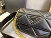 Moda Catwalk Estilo Saco Quadrado Rhombus Decorativo Designer de Luxo Senhoras Handbags de Alta Qualidade