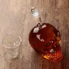 Crystal Skull Head S glazen beker Set 700 ml whisky wijnglazen fles 75 ml Cups Decanter Home Bar wodka Drinkmokken 210827