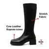 ins knee High Boots Winter Winter Side Shipper Shoes for Women Wedding Heels Heels Party Women's 210528 Gai