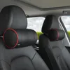 Almofadas de assento Costamento universal de carro de carro respirável Cabeça suporta de espuma travesseiro de espuma de couro PU Acessórios de interiores automáticos