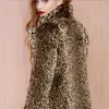 S / 4XL Kvinnor Fake Fur Outwears Lång sektion Blandad Färg Vinter Höst Kvinna Överrock Stor Storlek Mode Coats J3170 210902