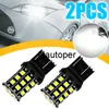 Feu de recul universel 7443 7440 33 SMD, 2 pièces, ampoules de voiture LED blanches 660LM, feux arrière de remorque, accessoires de réglage de voiture